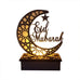 home decoration wooden lamp moon table lamp