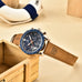 Leather Strap Luxury Waterproof Sport Quartz Hombre