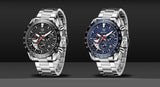 Leather Strap Luxury Waterproof Sport Quartz Hombre
