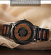 EUTOUR Men's Wood Magnetic Ball Watches