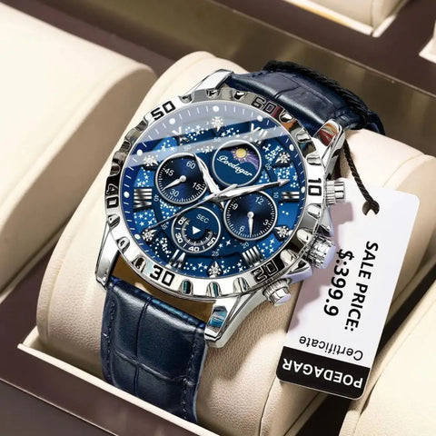 POEDAGAR Luxury Man Watch