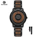 EUTOUR Men's Wood Magnetic Ball Watches