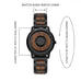 EUTOUR Men's Wood Magnetic Ball Watches